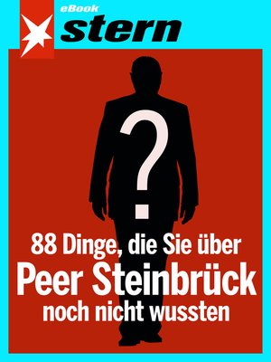 cover image of 88 Dinge, die Sie über Peer Steinbrück noch nicht wussten (stern eBook Single)